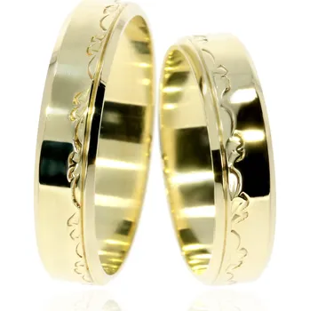 Prsten Zlatnictví Helios Zlaté snubní prsteny L-3/B