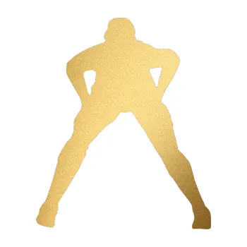 Autodoplněk Samolepka na auto Voleybal 003 levá (43 - zlatá metalíza) NÁLEPKA, FÓLIE, POLEPY, TUNING, VLASTNÍ TEXT, TISK, AUTOSAMOLEPKY.cz, SAMOLEPKY, OBRÁZEK, LOGO, VÝROBA, PRODEJ