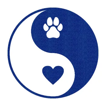 samolepka Yin Yang 002 levá srdíčko a tlapka (89 - Ultra Metalic modrá tmavá) SAMOLEPKA NA AUTO, NÁLEPKA, FÓLIE, POLEP, TUNING, VLASTNÍ TEXT, TISK, AUTOSAMOLEPKY.cz, POLEPY, OBRÁZEK, LOGO, 3D STICKERS