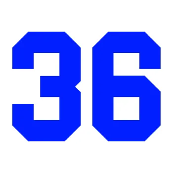 Polep vozidla Startovní číslo 36 (19 - modrá dynamic) SAMOLEPKA NA AUTO, NÁLEPKA, FÓLIE, POLEP, TUNING, VLASTNÍ TEXT, TISK, AUTOSAMOLEPKY.cz, POLEPY, OBRÁZEK, LOGO, 3D STICKERS