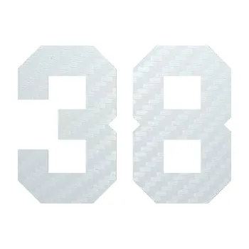 Polep vozidla Startovní číslo 38 (51 - 3D karbon bílý) SAMOLEPKA NA AUTO, NÁLEPKA, FÓLIE, POLEP, TUNING, VLASTNÍ TEXT, TISK, AUTOSAMOLEPKY.cz, POLEPY, OBRÁZEK, LOGO, 3D STICKERS