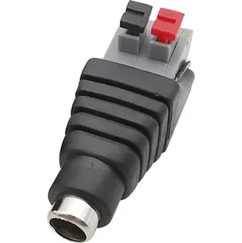 Vývojová deska DC konektor s pružinovou svorkou 5,5 x 2,1 mm - Samice