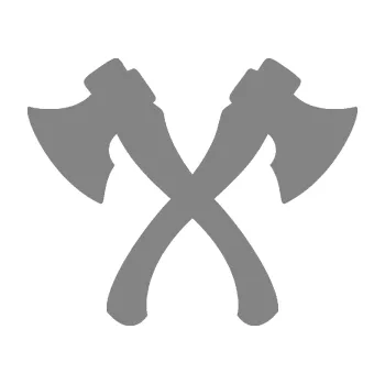 Samolepící dekorace SAMOLEPKA Spojené sekery (17 - šedá) NA AUTO, NÁLEPKA, FÓLIE, POLEP, TUNING, VLASTNÍ TEXT, TISK, AUTOSAMOLEPKY.cz, POLEPY, OBRÁZEK, LOGO, SAMOLEPKY