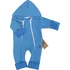 Kojenecký overall Z&Z Dětský teplákový dvouvrstvý rostoucí overal modrý