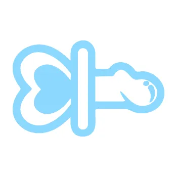 Samolepicí dekorace na vozidlo Sexy dudlík pravá (03 - světle modrá) SAMOLEPKA NA AUTO, NÁLEPKA, FÓLIE, POLEP, TUNING, VLASTNÍ TEXT, TISK, AUTOSAMOLEPKY.cz, POLEPY, OBRÁZEK, LOGO, 3D STICKERS