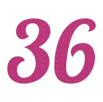 Polep vozidla Startovní číslo 36 typ 3 (90 - Ultra Metalic růžová) SAMOLEPKA NA AUTO, NÁLEPKA, FÓLIE, POLEP, TUNING, VLASTNÍ TEXT, TISK, AUTOSAMOLEPKY.cz, POLEPY, OBRÁZEK, LOGO, 3D STICKERS