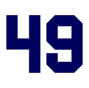 Polep vozidla Startovní číslo 49 (23 - tmavě modrá) SAMOLEPKA NA AUTO, NÁLEPKA, FÓLIE, POLEP, TUNING, VLASTNÍ TEXT, TISK, AUTOSAMOLEPKY.cz, POLEPY, OBRÁZEK, LOGO, 3D STICKERS