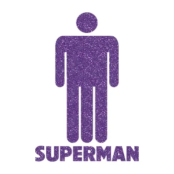Samolepicí dekorace na vozidlo Superman (87 - Ultra Metalic fialová) SAMOLEPKA NA AUTO, NÁLEPKA, FÓLIE, POLEP, TUNING, VLASTNÍ TEXT, TISK, AUTOSAMOLEPKY.cz, POLEPY, OBRÁZEK, LOGO, 3D STICKERS