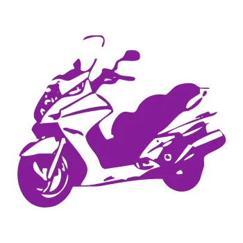 Samolepící dekorace Skůtr levá (14 - fialová) SAMOLEPKA NA AUTO, NÁLEPKA, FÓLIE, POLEP, TUNING, VLASTNÍ TEXT, TISK, AUTOSAMOLEPKY.cz, POLEPY, OBRÁZEK, LOGO, 3D STICKERS