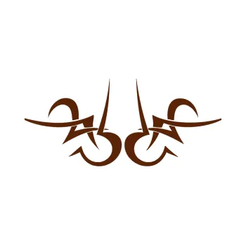 Polep vozidla Tetování 189 (15 - hnědá) SAMOLEPKA NA AUTO, NÁLEPKA, FÓLIE, POLEP, TUNING, VLASTNÍ TEXT, TISK, AUTOSAMOLEPKY.cz, POLEPY, OBRÁZEK, LOGO, 3D STICKERS