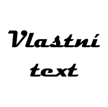 Polep vozidla Vlastní text - Magneto (01 - černá) SAMOLEPKA NA AUTO, NÁLEPKA, FÓLIE, POLEP, TUNING, VLASTNÍ TEXT, TISK, AUTOSAMOLEPKY.cz, POLEPY, OBRÁZEK, LOGO, 3D STICKERS
