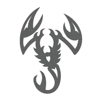 Polep vozidla Štír 003 pravá (62 - škrábaný titan) SAMOLEPKA NA AUTO, NÁLEPKA, FÓLIE, POLEP, TUNING, VLASTNÍ TEXT, TISK, AUTOSAMOLEPKY.cz, POLEPY, OBRÁZEK, LOGO, 3D STICKERS