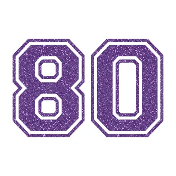 Polep vozidla SAMOLEPKA Startovní číslo 80 typ 4 (87 - Ultra Metalic fialová) NA AUTO, NÁLEPKA, FÓLIE, POLEP, TUNING, VLASTNÍ TEXT, TISK, AUTOSAMOLEPKY.cz, POLEPY, OBRÁZEK, LOGO, SAMOLEPKY