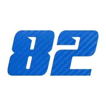 Polep vozidla Startovní číslo 82 typ 6 (57 - 3D karbon modrý) SAMOLEPKA NA AUTO, NÁLEPKA, FÓLIE, POLEP, TUNING, VLASTNÍ TEXT, TISK, AUTOSAMOLEPKY.cz, POLEPY, OBRÁZEK, LOGO, 3D STICKERS