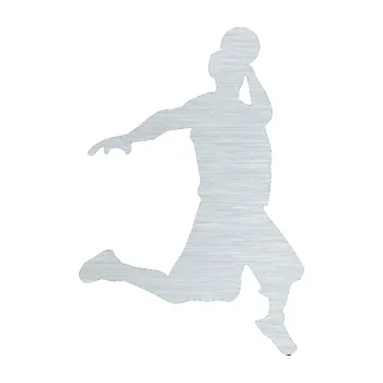 Samolepicí dekorace na vozidlo Voleybal 005 pravá (61 - škrábaný hliník) SAMOLEPKA NA AUTO, NÁLEPKA, FÓLIE, POLEP, TUNING, VLASTNÍ TEXT, TISK, AUTOSAMOLEPKY.cz, POLEPY, OBRÁZEK, LOGO, 3D STICKERS