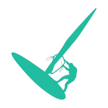 Autodoplněk Samolepka na auto Windsurfing 002 levá (25 - tyrkysová) NÁLEPKA, FÓLIE, POLEPY, TUNING, VLASTNÍ TEXT, TISK, AUTOSAMOLEPKY.cz, SAMOLEPKY, OBRÁZEK, LOGO, VÝROBA, PRODEJ