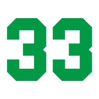 Polep vozidla Startovní číslo 33 (12 - zelená) SAMOLEPKA NA AUTO, NÁLEPKA, FÓLIE, POLEP, TUNING, VLASTNÍ TEXT, TISK, AUTOSAMOLEPKY.cz, POLEPY, OBRÁZEK, LOGO, 3D STICKERS