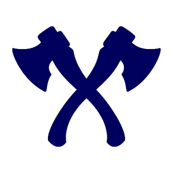 Samolepící dekorace Spojené sekery (23 - tmavě modrá) SAMOLEPKA NA AUTO, NÁLEPKA, FÓLIE, POLEP, TUNING, VLASTNÍ TEXT, TISK, AUTOSAMOLEPKY.cz, POLEPY, OBRÁZEK, LOGO, 3D STICKERS