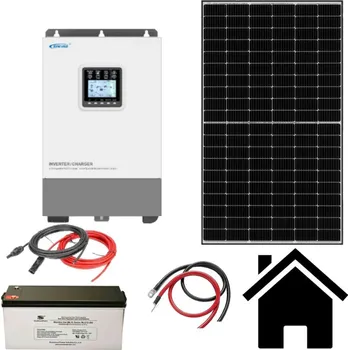 Solární sestava - Hybrid I Kapacita AKU: Bez baterie, Výkon FV: 4 panely / 1,8 kWp