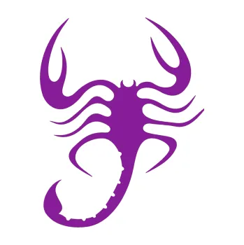 Polep vozidla Štír 002 levá (14 - fialová) SAMOLEPKA NA AUTO, NÁLEPKA, FÓLIE, POLEP, TUNING, VLASTNÍ TEXT, TISK, AUTOSAMOLEPKY.cz, POLEPY, OBRÁZEK, LOGO, 3D STICKERS