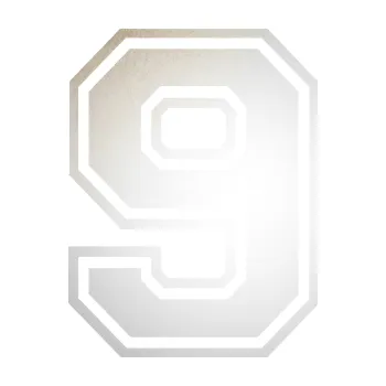 Polep vozidla SAMOLEPKA Startovní číslo 9 typ 4 (82 - odrazková reflexní bílá) NA AUTO, NÁLEPKA, FÓLIE, POLEP, TUNING, VLASTNÍ TEXT, TISK, AUTOSAMOLEPKY.cz, POLEPY, OBRÁZEK, LOGO, SAMOLEPKY