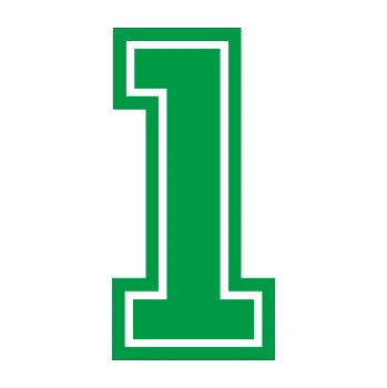 Polep vozidla Startovní číslo 1 typ 5 (12 - zelená) SAMOLEPKA NA AUTO, NÁLEPKA, FÓLIE, POLEP, TUNING, VLASTNÍ TEXT, TISK, AUTOSAMOLEPKY.cz, POLEPY, OBRÁZEK, LOGO, 3D STICKERS