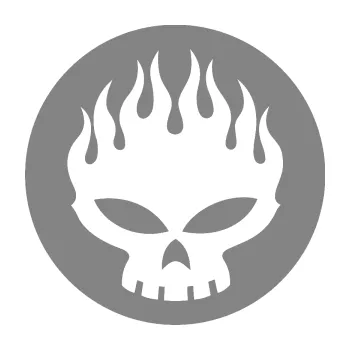 Samolepící dekorace SAMOLEPKA The Off Spring 003 (17 - šedá) NA AUTO, NÁLEPKA, FÓLIE, POLEP, TUNING, VLASTNÍ TEXT, TISK, AUTOSAMOLEPKY.cz, POLEPY, OBRÁZEK, LOGO, SAMOLEPKY