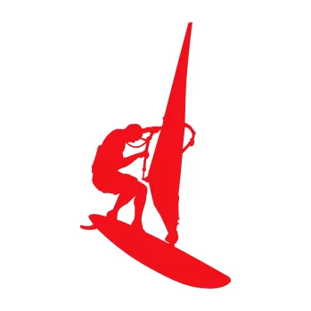 Polep vozidla SAMOLEPKA Windsurfing 001 pravá (10 - červená) NA AUTO, NÁLEPKA, FÓLIE, POLEP, TUNING, VLASTNÍ TEXT, TISK, AUTOSAMOLEPKY.cz, POLEPY, OBRÁZEK, LOGO, SAMOLEPKY