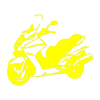 Samolepící dekorace SAMOLEPKA Skůtr levá (05 - žlutá citron) NA AUTO, NÁLEPKA, FÓLIE, POLEP, TUNING, VLASTNÍ TEXT, TISK, AUTOSAMOLEPKY.cz, POLEPY, OBRÁZEK, LOGO, SAMOLEPKY