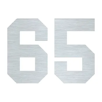 Polep vozidla Startovní číslo 65 (61 - škrábaný hliník) SAMOLEPKA NA AUTO, NÁLEPKA, FÓLIE, POLEP, TUNING, VLASTNÍ TEXT, TISK, AUTOSAMOLEPKY.cz, POLEPY, OBRÁZEK, LOGO, 3D STICKERS