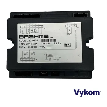 Příslušenství ke kotli Řídící a zapalovací automatika Brahma SM 11 PMIX, Tw 1,5s, Ts 5s