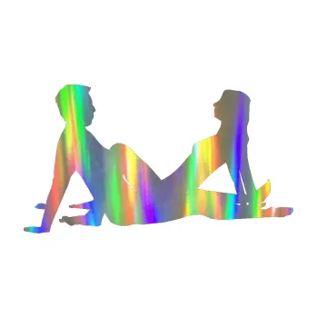 Polep vozidla Sexy siluety 001 (93 - Holografická) SAMOLEPKA NA AUTO, NÁLEPKA, FÓLIE, POLEP, TUNING, VLASTNÍ TEXT, TISK, AUTOSAMOLEPKY.cz, POLEPY, OBRÁZEK, LOGO, 3D STICKERS