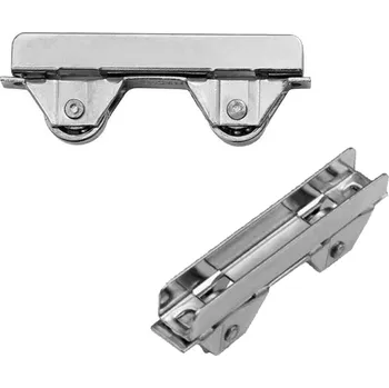 Tesařské kování Onpira Kolečkový pojezd pro skleněné dveře - zatížení 8 kg Rozměr: 6 mm