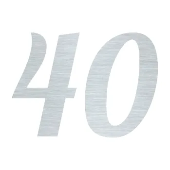 Polep vozidla Startovní číslo 40 typ 3 (61 - škrábaný hliník) SAMOLEPKA NA AUTO, NÁLEPKA, FÓLIE, POLEP, TUNING, VLASTNÍ TEXT, TISK, AUTOSAMOLEPKY.cz, POLEPY, OBRÁZEK, LOGO, 3D STICKERS