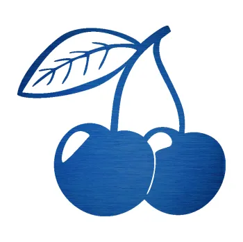 Samolepící dekorace SAMOLEPKA Třešně 003 levá (65 - škrábaný kov modrý) NA AUTO, NÁLEPKA, FÓLIE, POLEP, TUNING, VLASTNÍ TEXT, TISK, AUTOSAMOLEPKY.cz, POLEPY, OBRÁZEK, LOGO, SAMOLEPKY