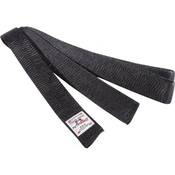 Pásek na kimono DANRHO Budo pásek DANRHO hedvábný černý - velikost: 280 - Prodloužená možnost vrácení zboží do 60 dní.