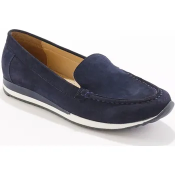 Dámské mokasíny Mokasíny z kožené usně nám.modrá 36