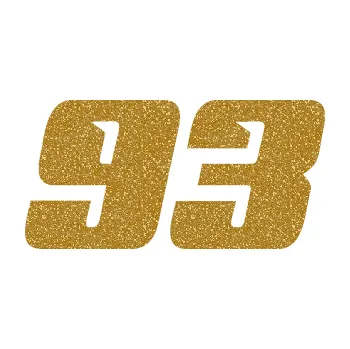 Polep vozidla Startovní číslo 93 typ 6 (92 - Ultra Metalic zlatá) SAMOLEPKA NA AUTO, NÁLEPKA, FÓLIE, POLEP, TUNING, VLASTNÍ TEXT, TISK, AUTOSAMOLEPKY.cz, POLEPY, OBRÁZEK, LOGO, 3D STICKERS