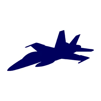 Polep vozidla SAMOLEPKA Stíhací letoun 001 levá (23 - tmavě modrá) NA AUTO, NÁLEPKA, FÓLIE, POLEP, TUNING, VLASTNÍ TEXT, TISK, AUTOSAMOLEPKY.cz, POLEPY, OBRÁZEK, LOGO, SAMOLEPKY