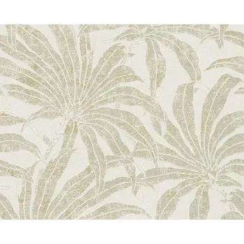 Tapeta A.S. Création | Vliesová tapeta na zeď Jade 39501-5 | 0,53 x 10,05 m | béžová, krémová, zlatá + Béžová, krémová, zlatá vliesová tapeta na stěnu 395015 v rozměru 0,53 x 10,05 m