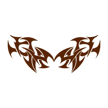 Polep vozidla Tetování 199 (15 - hnědá) SAMOLEPKA NA AUTO, NÁLEPKA, FÓLIE, POLEP, TUNING, VLASTNÍ TEXT, TISK, AUTOSAMOLEPKY.cz, POLEPY, OBRÁZEK, LOGO, 3D STICKERS