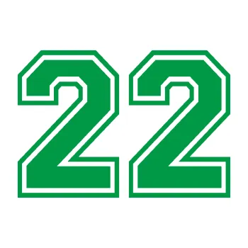 Polep vozidla Startovní číslo 22 typ 4 (12 - zelená) SAMOLEPKA NA AUTO, NÁLEPKA, FÓLIE, POLEP, TUNING, VLASTNÍ TEXT, TISK, AUTOSAMOLEPKY.cz, POLEPY, OBRÁZEK, LOGO, 3D STICKERS