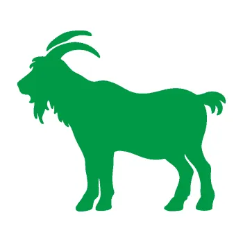 Samolepící dekorace SAMOLEPKA Kozel 008 levá silueta (12 - zelená) NA AUTO, NÁLEPKA, FÓLIE, POLEP, TUNING, VLASTNÍ TEXT, TISK, AUTOSAMOLEPKY.cz, POLEPY, OBRÁZEK, LOGO, SAMOLEPKY