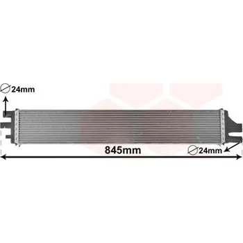 Motor automobilu Chladič, chlazení motoru VAN WEZEL 43002559