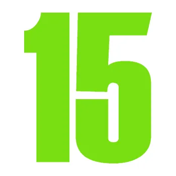 Samolepicí dekorace na vozidlo Startovní číslo 15 typ 2 (04 - zelená kawasaki) SAMOLEPKA NA AUTO, NÁLEPKA, FÓLIE, POLEP, TUNING, VLASTNÍ TEXT, TISK, AUTOSAMOLEPKY.cz, POLEPY, OBRÁZEK, LOGO, 3D STICKERS