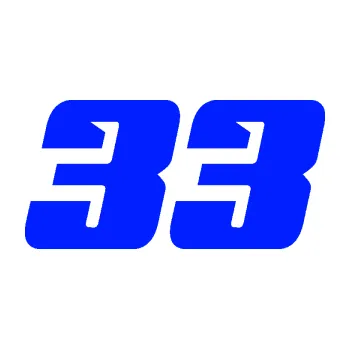 Polep vozidla Startovní číslo 33 typ 6 (19 - modrá dynamic) SAMOLEPKA NA AUTO, NÁLEPKA, FÓLIE, POLEP, TUNING, VLASTNÍ TEXT, TISK, AUTOSAMOLEPKY.cz, POLEPY, OBRÁZEK, LOGO, 3D STICKERS