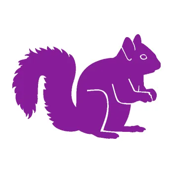 Samolepící dekorace SAMOLEPKA Veverka 001 pravá (14 - fialová) NA AUTO, NÁLEPKA, FÓLIE, POLEP, TUNING, VLASTNÍ TEXT, TISK, AUTOSAMOLEPKY.cz, POLEPY, OBRÁZEK, LOGO, SAMOLEPKY