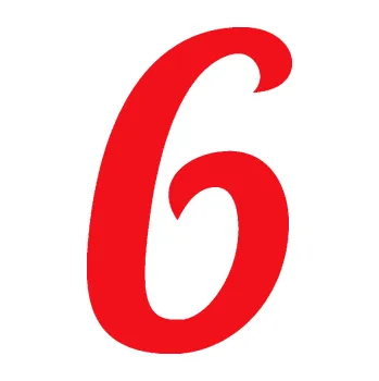 Polep vozidla Startovní číslo 6 typ 3 (10 - červená) SAMOLEPKA NA AUTO, NÁLEPKA, FÓLIE, POLEP, TUNING, VLASTNÍ TEXT, TISK, AUTOSAMOLEPKY.cz, POLEPY, OBRÁZEK, LOGO, 3D STICKERS