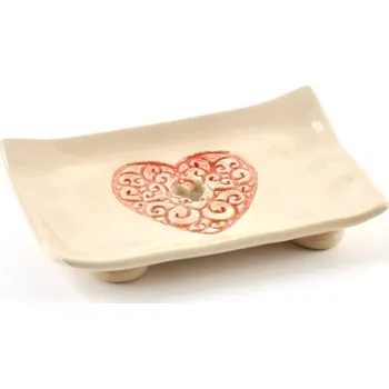 Mýdlenka Musk Mýdlenka červené srdíčko 1 ks