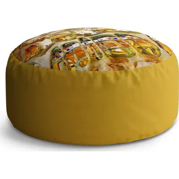 Sedací pytel Kulatý taburet Circle Barcelona Gaudi Casa Batllo 1: 38x48 cm - Sablio